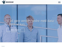 Tablet Screenshot of enversion.dk